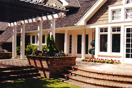 entrance flower arrangement